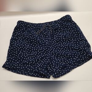 Wonder Nation Navy Blue Polka Dot Cuffed Shorts
